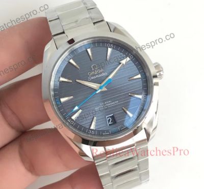 Copy Omega Seamaster Aqua Terra 150m 41mm Blue Watch For Sale 